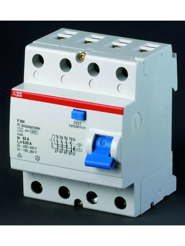 ABB F204 a-63/0.03 residual current device