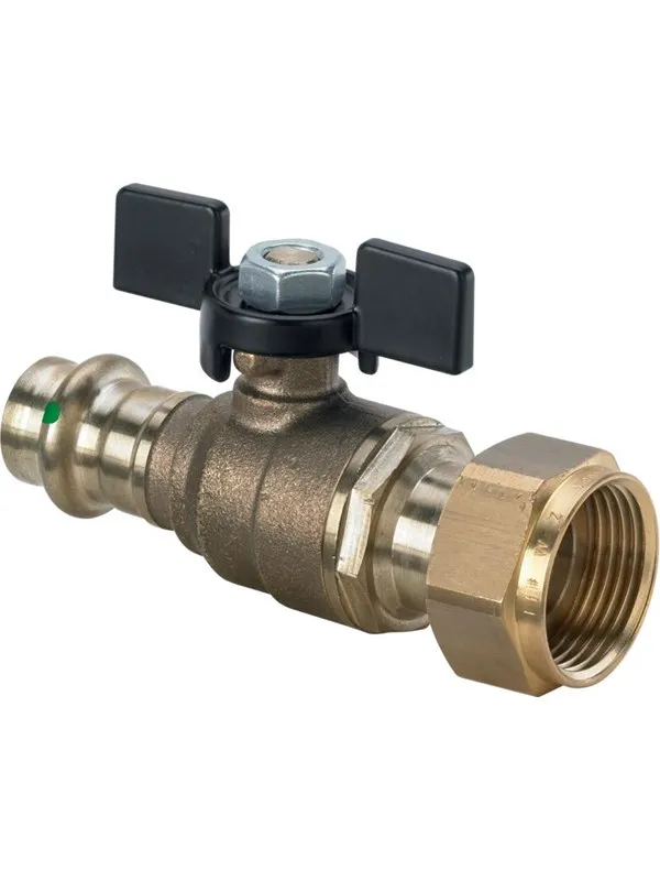 Viega Easytop ball valve 15 mm x 3/4" gunmetal