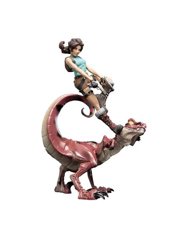 Weta Workshop - Tomb Raider - Lara Croft & Raptor Figure (Mini Epics) - Figur