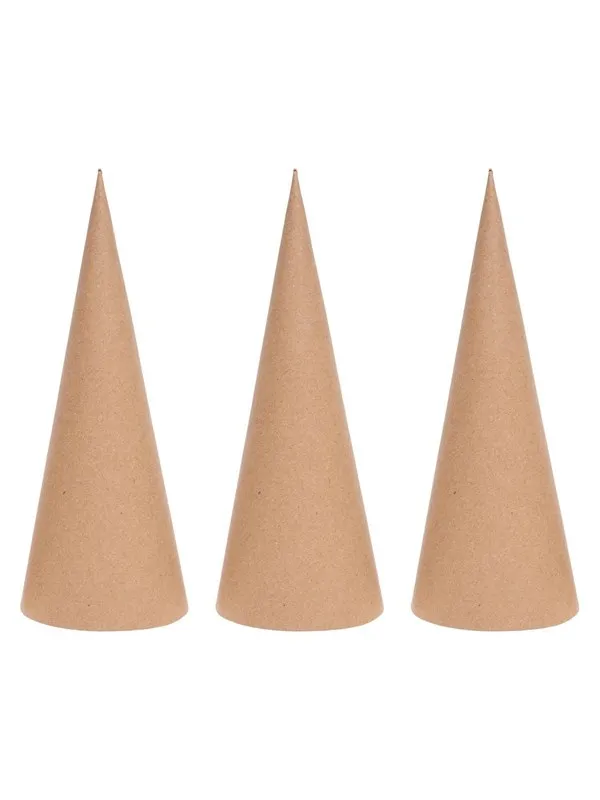 Colorations - Papier-mache Cones - 20 cm 20 pcs.