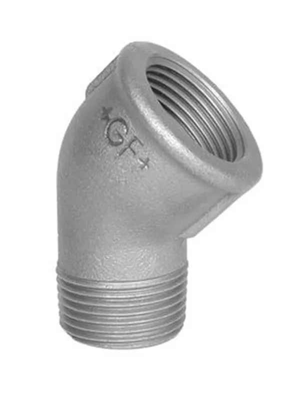 +GF+ Elbow 45° black med f 1 1/4