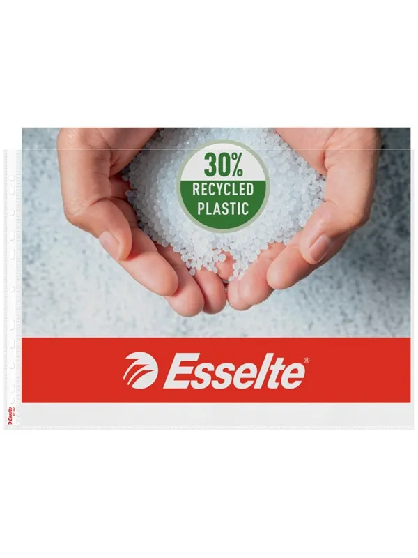 Esselte Lomme Premium A3 85 my, 30% pre-konsument resirkulert plast