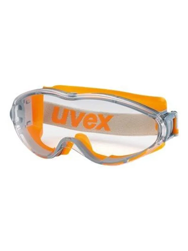 Uvex Safety Goggles - Clear panorama lense - Orange