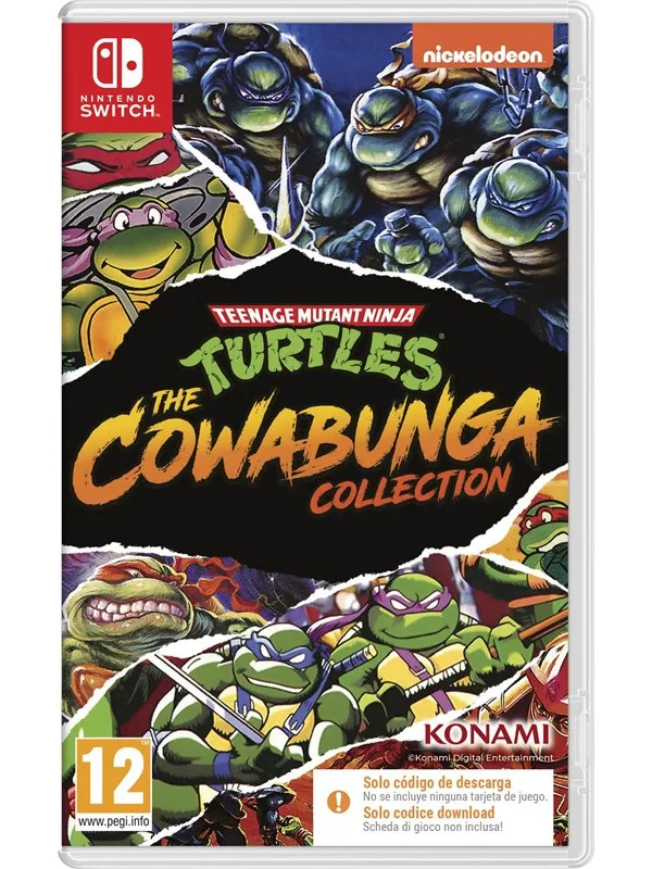 Teenage Mutant Ninja Turtles: The Cowabunga Collection (Code in a Box) - Nintendo Switch - Kamp
