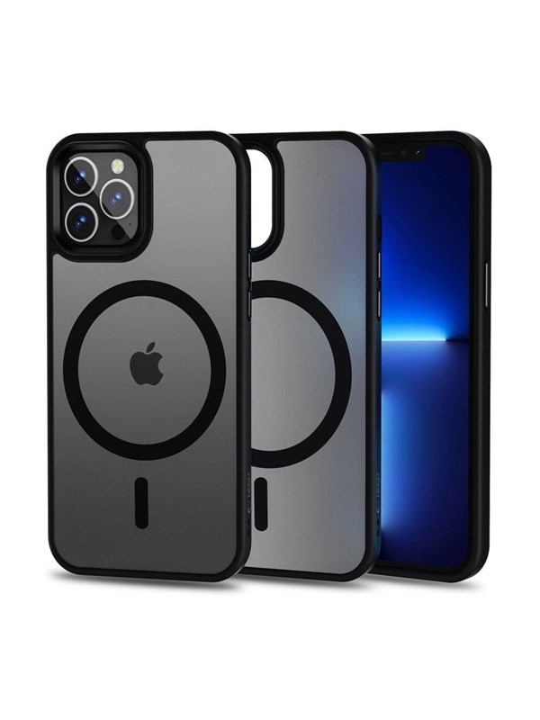 Tech-Protect MagMat MagSafe Case for iPhone 12 / 12 Pro - Matte Black