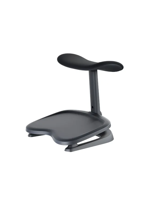 LiberNovo StepSync Dual-Layer Footrest - Midnight Black
