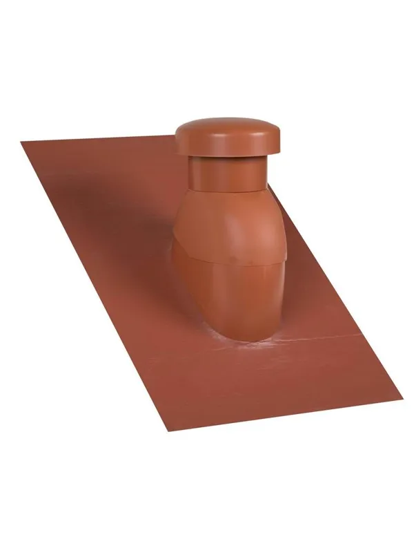 SABETOFLEX roof hood 5-45° ø160 red pib