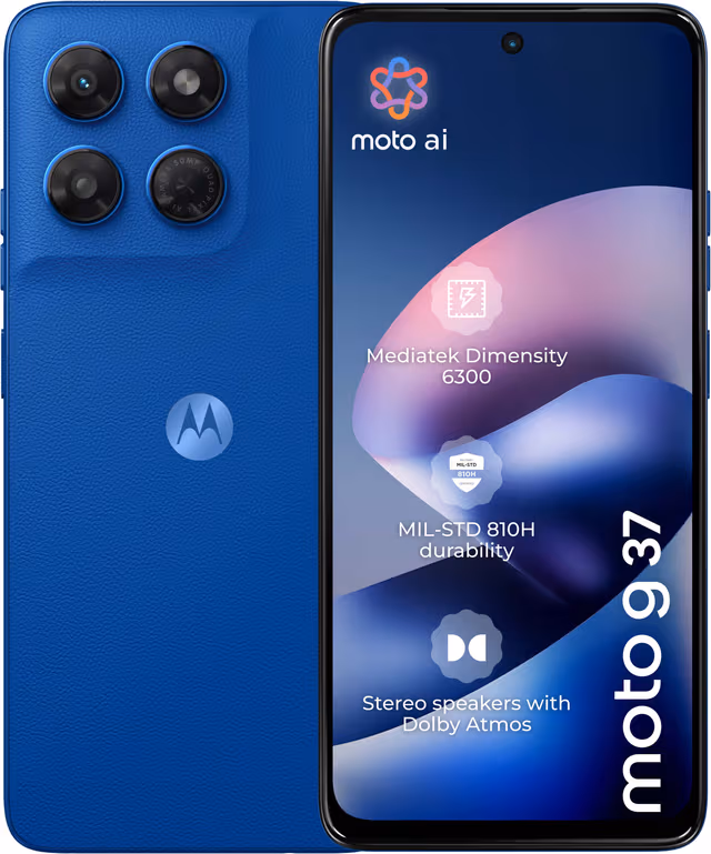 Motorola G37 smarttelefon 4/128 (nautical blue)