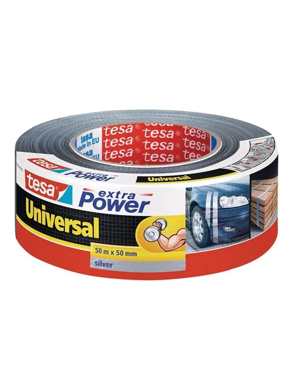 tesa Duct Tape extra Power Universal 50m x 50mm Grey