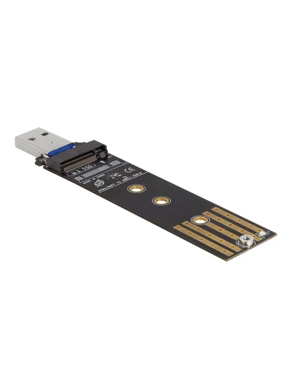 DeLOCK Interface Adapter - M.2 Card (PCIe NVMe & SATA) - USB 3.2 (Gen 2)