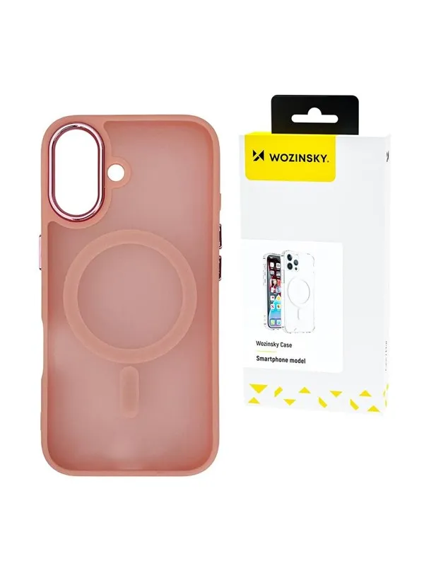 Wozinsky Fashion MagSafe Case for Samsung Galaxy S25 - Pink