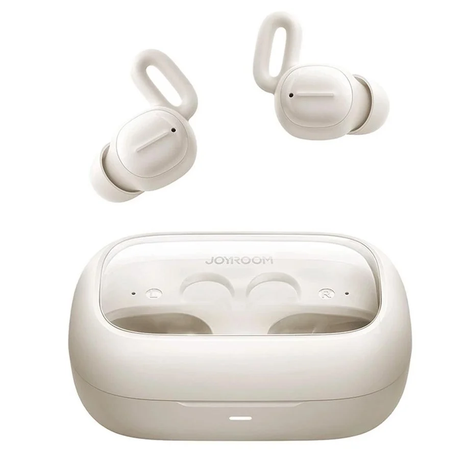 Joyroom JR-TS1 Cozydots Series TWS headphones with Bluetooth 5.3 and noise cancellation - white
