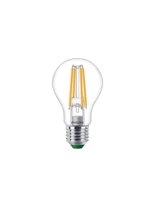 Philips LED-lyspære A60 Standard 4W/827 (60W) clear dimmable E27