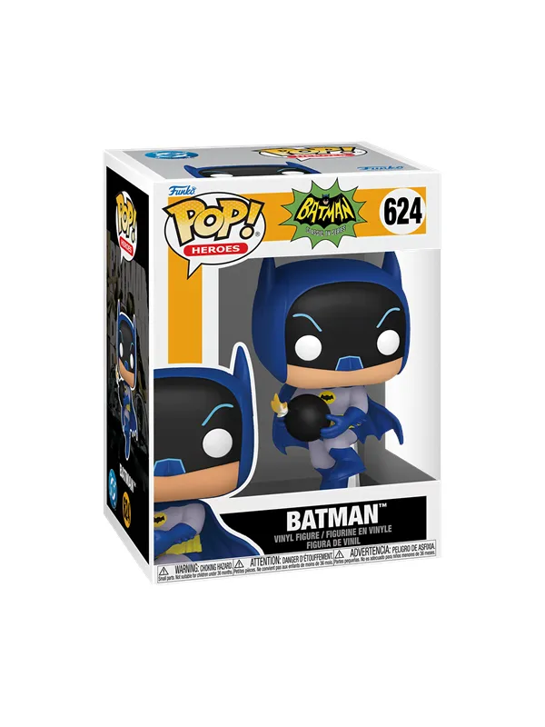 Funko! - Funko POP Vinyl Batman 66 S2 Batman w/Bomb - Figur