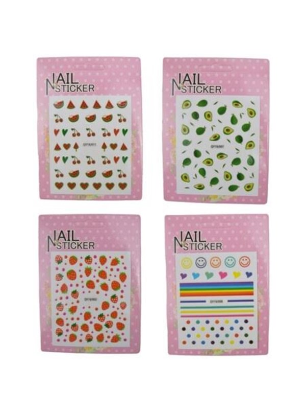 Pocket Money Nail Stickers - assorted