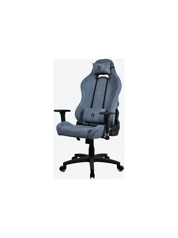 Arozzi Torretta Softfabric Kontorstol - Blå - Mykt stoff - Opptil 120 kg