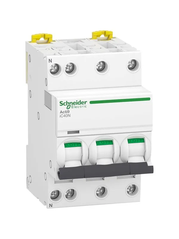 Schneider Electric Acti9 ic40n circiut breaker 3p + n 16a c-characteristic