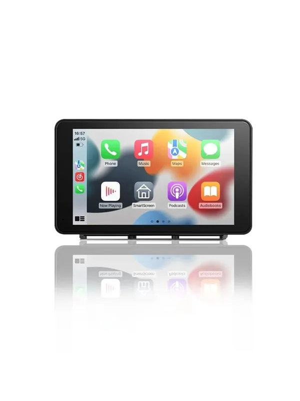 Autosky APID301 7â³ Wireless CarPlay & Android Auto Screen with Backup - Smart display