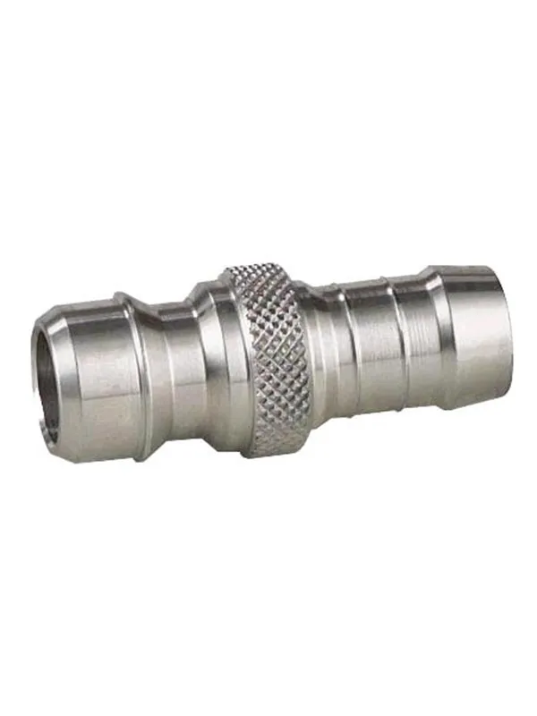 Nito 1/2" stainless steel nipple with 1/2" hose tail