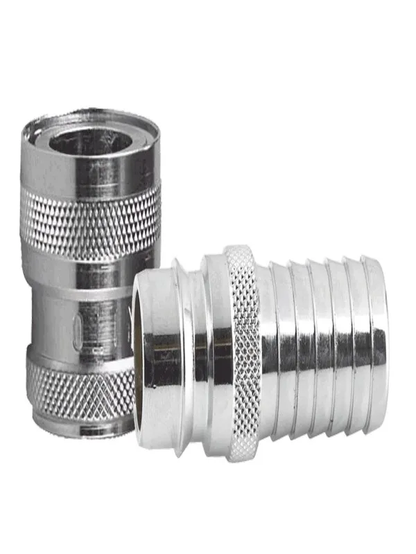 Nito 3/4" coupling set with 3/4" coupler and 3/4" hose tail