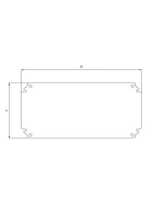 ELDON Mounting plate 300x500