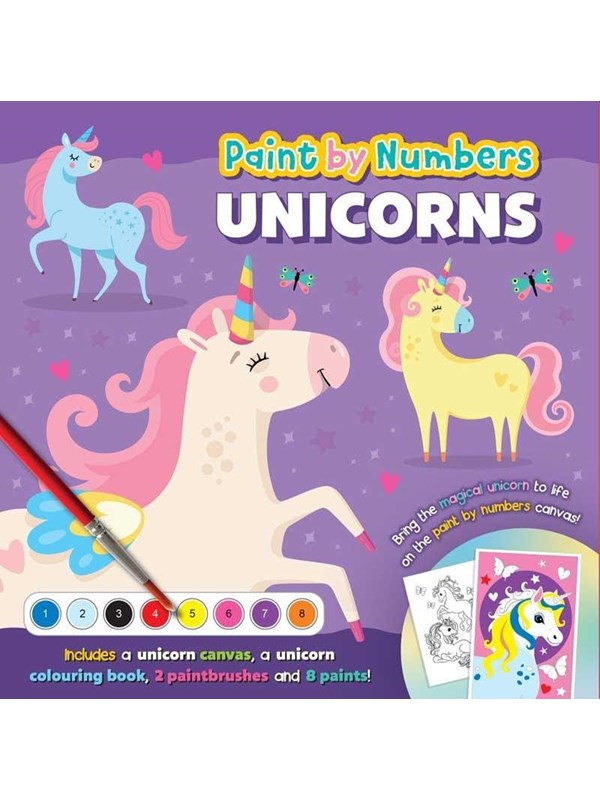 Hobby Mate UNICORN Paint by Numbers Activity Kit