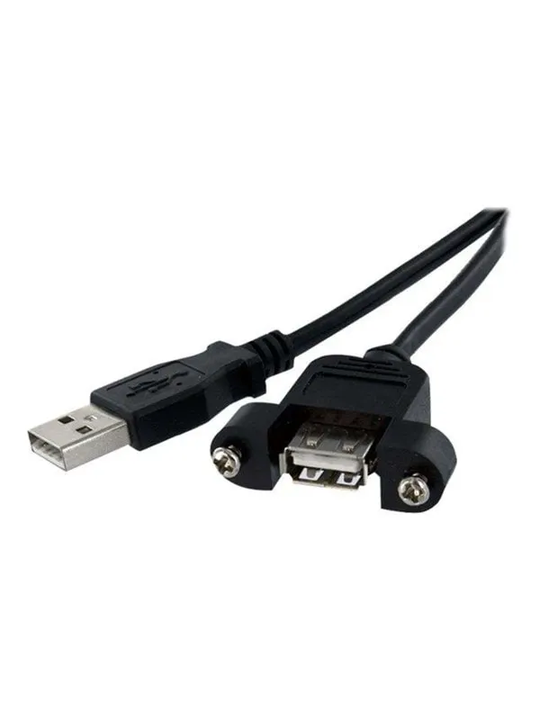 StarTech.com Panel Mount USB Cable A to A