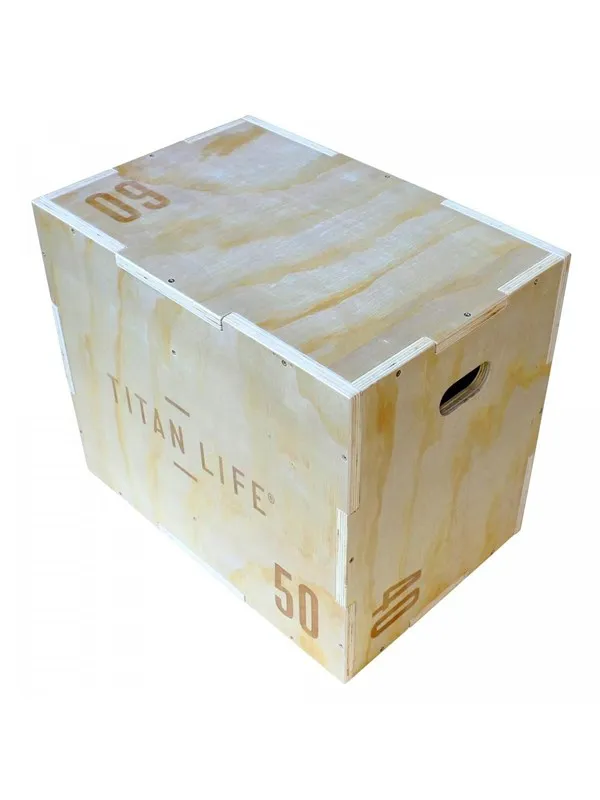 TITAN LIFE LIFE Plyo Boxes Wooden