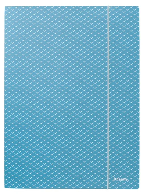 Esselte  Colour'Breeze Card 3-Flap Folder Blue