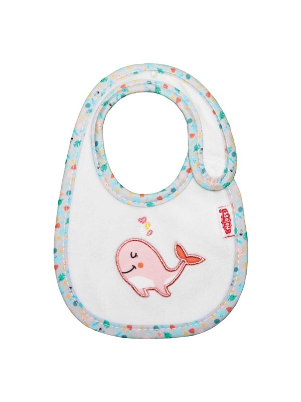 Heless Doll Bib Pink Whale