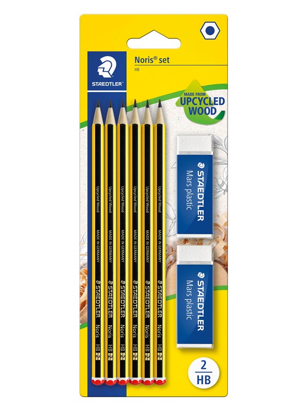 Staedtler Pencil Noris + eraser bc 100% PEFC