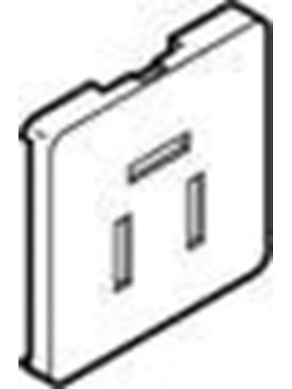 LK Teleoutlet fuga t1 cover 3 poles to md 88 white