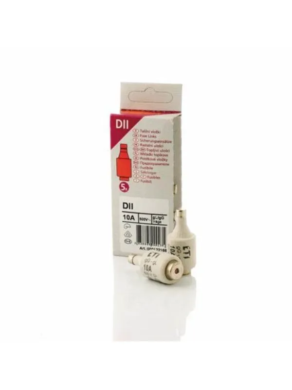 Nordic Quality Diazed DII Fuse 10A - 5 pcs.