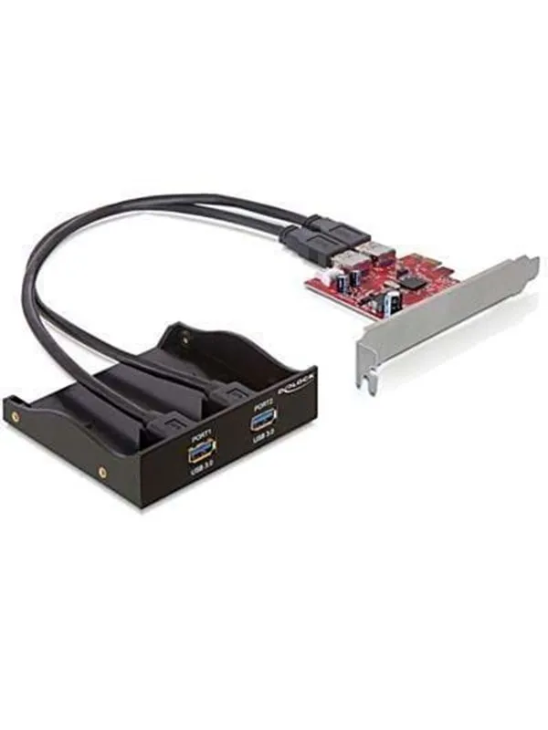 DeLOCK PCI-Express x1 kort USB 3.0 2xT