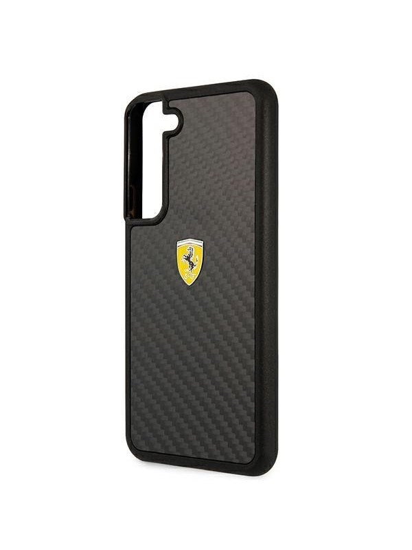 Ferrari On Track Real Carbon Case for Samsung Galaxy S22+ - Black