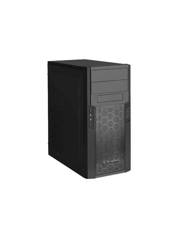 SilverStone Precision PS13 - Kabinett - Miditower - Svart