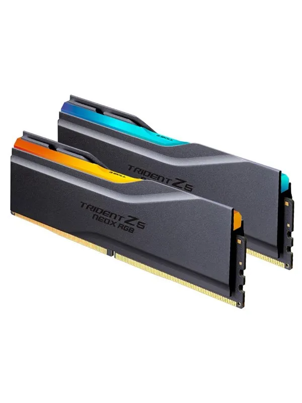 G.Skill Trident Z5 NeoX RGB DDR5-6000 - 32GB - CL26 - Dual Channel (2 pcs) - AMD EXPO ULL - Svart med RGB