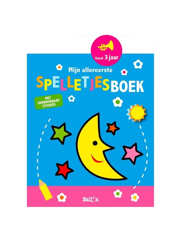 My Very First Game Book with Reusable Stickers