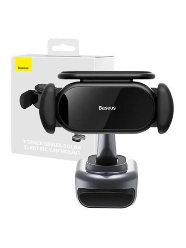 Baseus Solar electric car mount  T-Space (black)