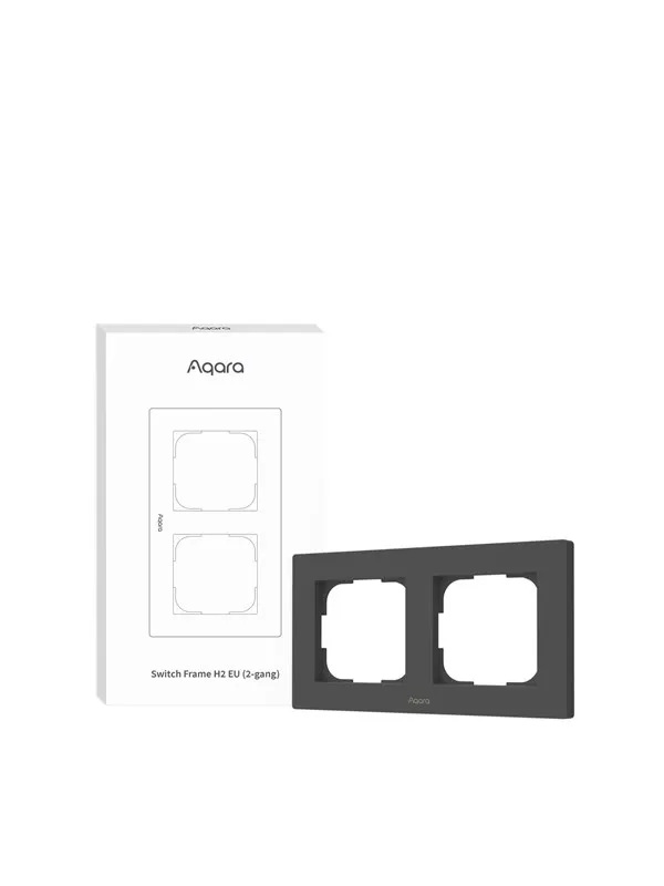 Aqara Switch Frame H2 EU Grey (2-gang)