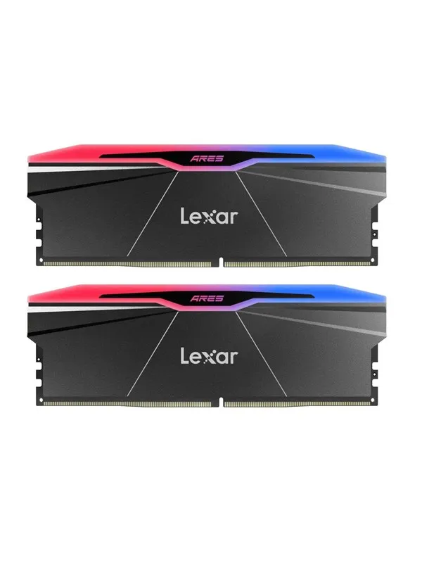 Lexar ARES RGB 2nd Gen DDR5-6000 - 32GB - CL30 - Dual Channel (2 pcs) - AMD EXPO & Intel XMP - Svart med RGB