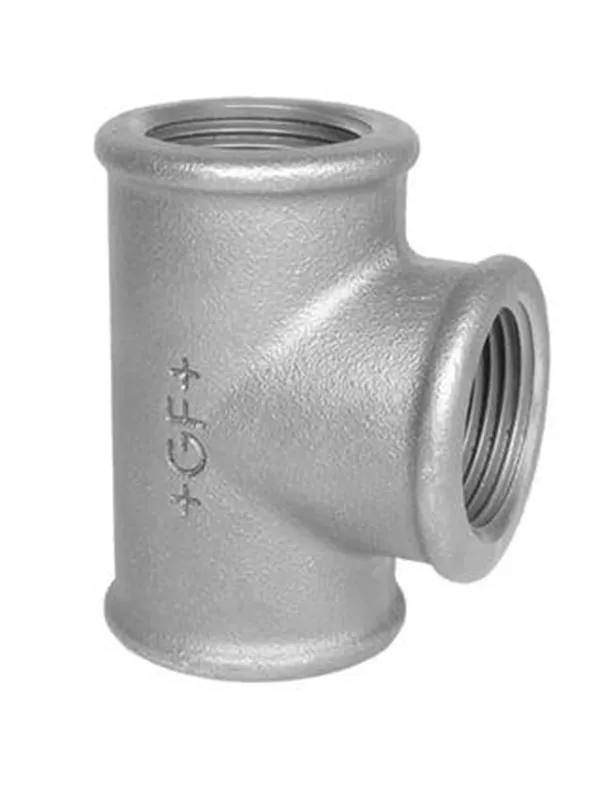 +GF+ Tee black 1 1/4 x 3/4 x 3/4