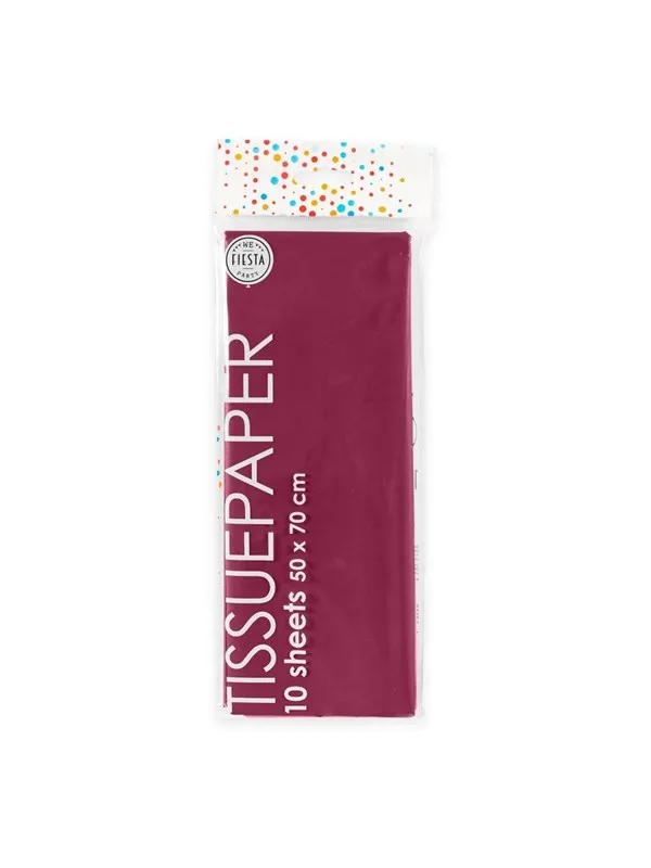 Globos - Tissue Paper 10 Sheets Bordeaux 50x70cm