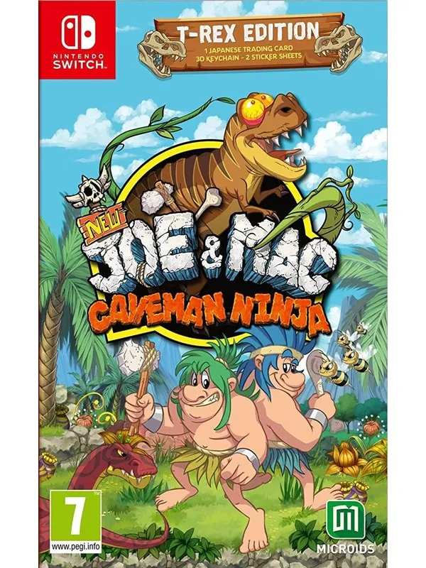 New Joe & Mac: Caveman Ninja - T-Rex Edition - Nintendo Switch - Platformer