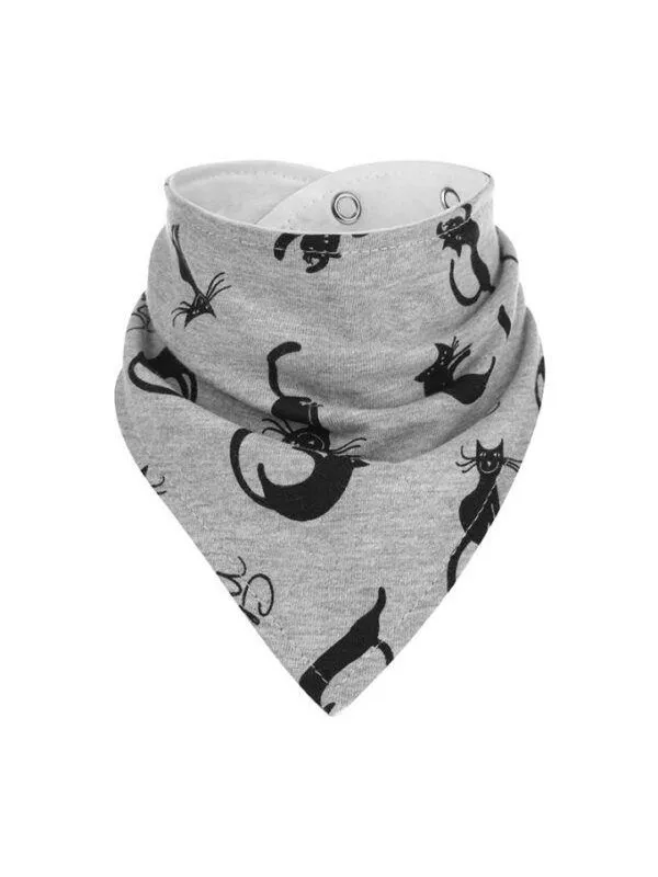 Akuku Baby bandana (1 pc) snap fastener CATS
