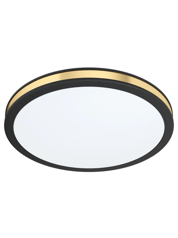 EGLO PESCAITO ceiling lamp Ø280 mm black/gold