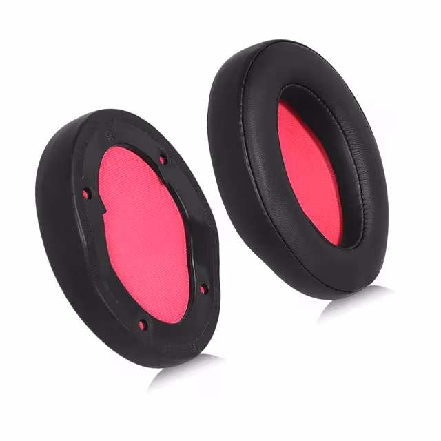 Utskiftbare øreputer for ASUS ROG Strix Go 2.4 hodetelefoner - svart og rosa