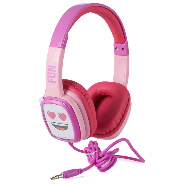 EMOJI Hodetelefon Flip'N'Switch Junior On-Ear Rosa 85dB