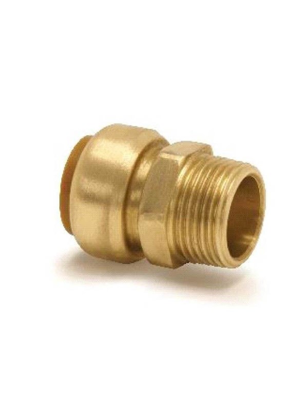 Broen Tectite straight male connector 18 mm x 34'' gunmetal