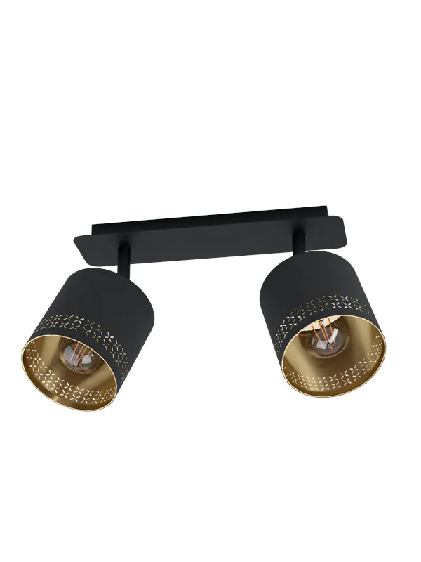 EGLO ESTEPERRA wall lamp black/gold